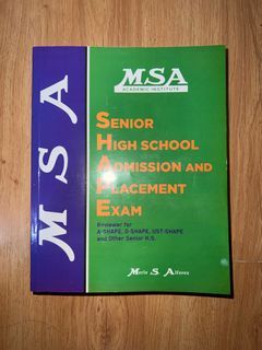 MSA SHAPE Reviewer for Senior High School Placement Exam