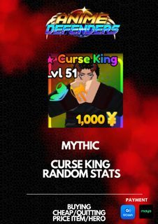 (Mythic) Curse King Anime Defender