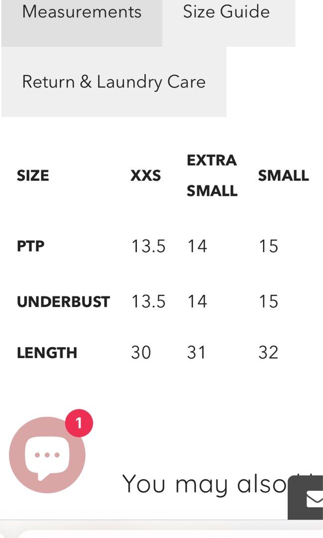 Hco numeric size clearance