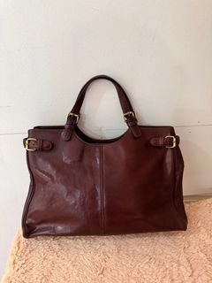 Nicole St. Gilles Paris Handbag Brown Genuine Leather