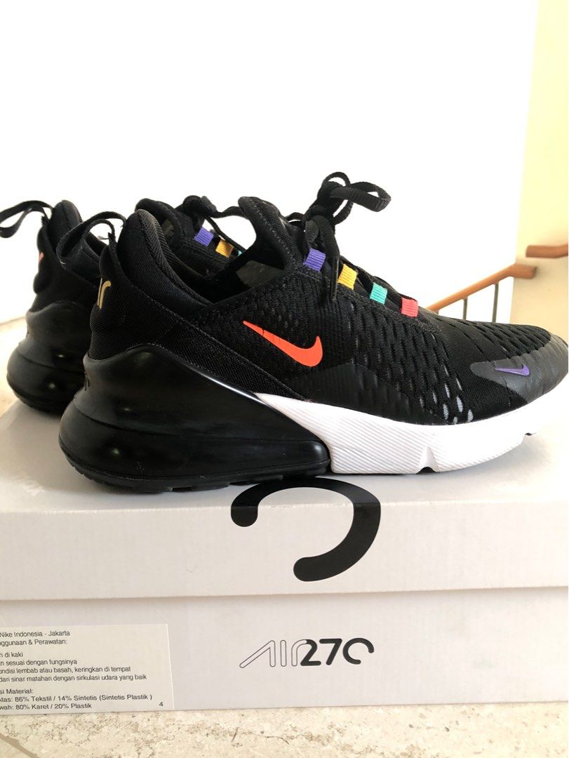 Nike Air Max 270 size 37 5 Fesyen Pria Sepatu Sneakers di Carousell