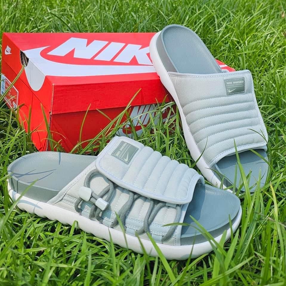 NIKE ASUNA 2 SILVER MINT Men s Fashion Footwear Slippers Slides on Carousell