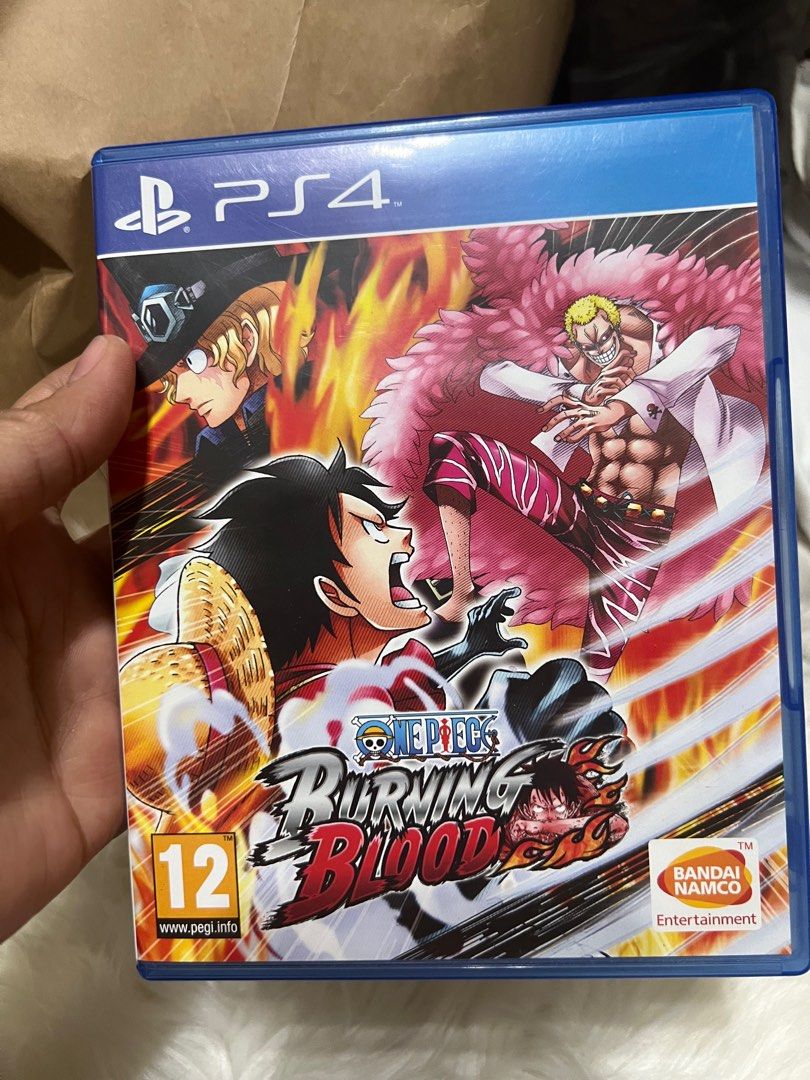 One piece burning blood (Category: PlayStation) located in Manila. Submitted by bls_online_shop (Listing ID 1310411752, Image 1). Description: Complete comes with the small poster One piece burning blood #playstation #ps4 #onepiece.