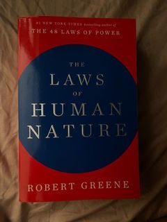 ORGINAL COPY OF THE LAWS OF HUMAN NATURE BY ROBERT GREENE: FULLY BOOKED