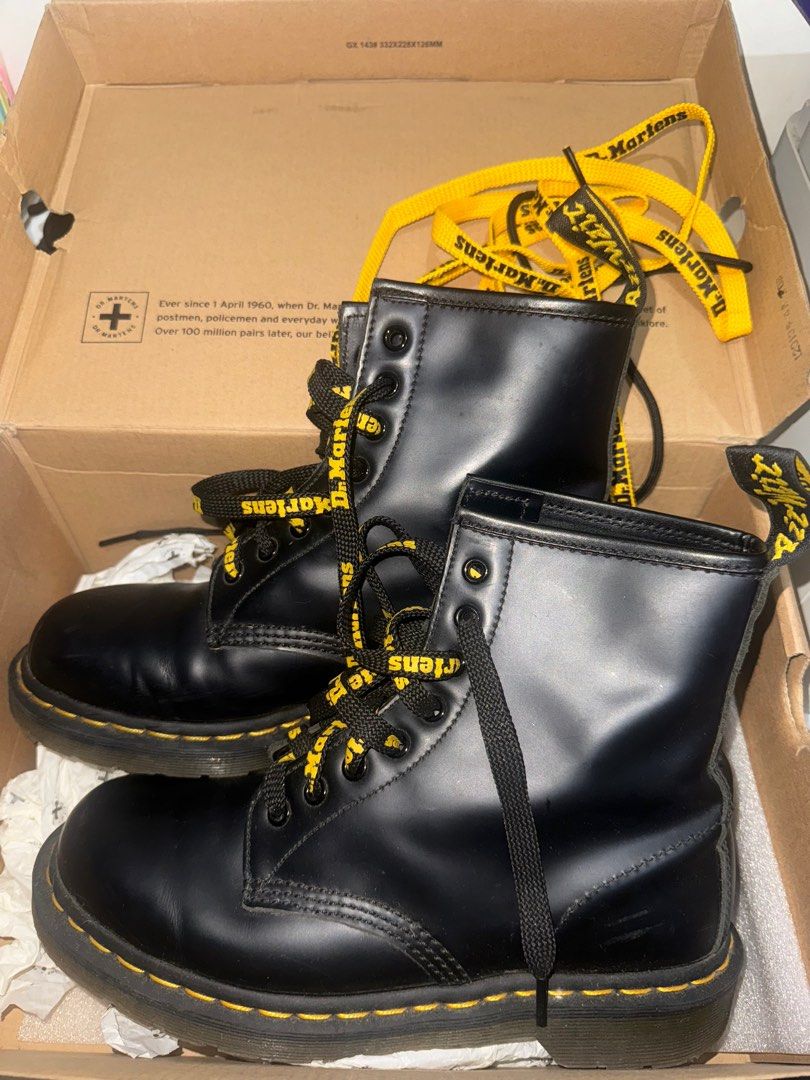 RUSH SALE ORIGINAL DR. MARTENS 1460 BLACK Women s Fashion Footwear Boots on Carousell