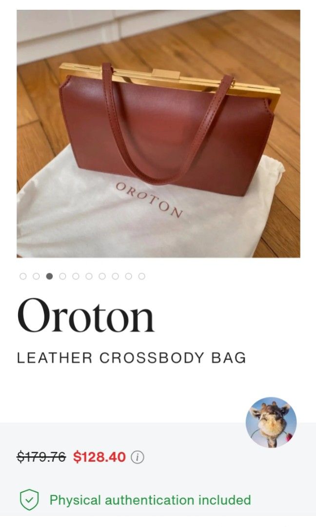 Oroton hand bag (Category: Luxury Bags & Wallets) located in Piat. Submitted by preloved_japan_items (Listing ID 1310272221, Image 1). Description: oroton handbag maroon color like new soft leather mahal sa online.