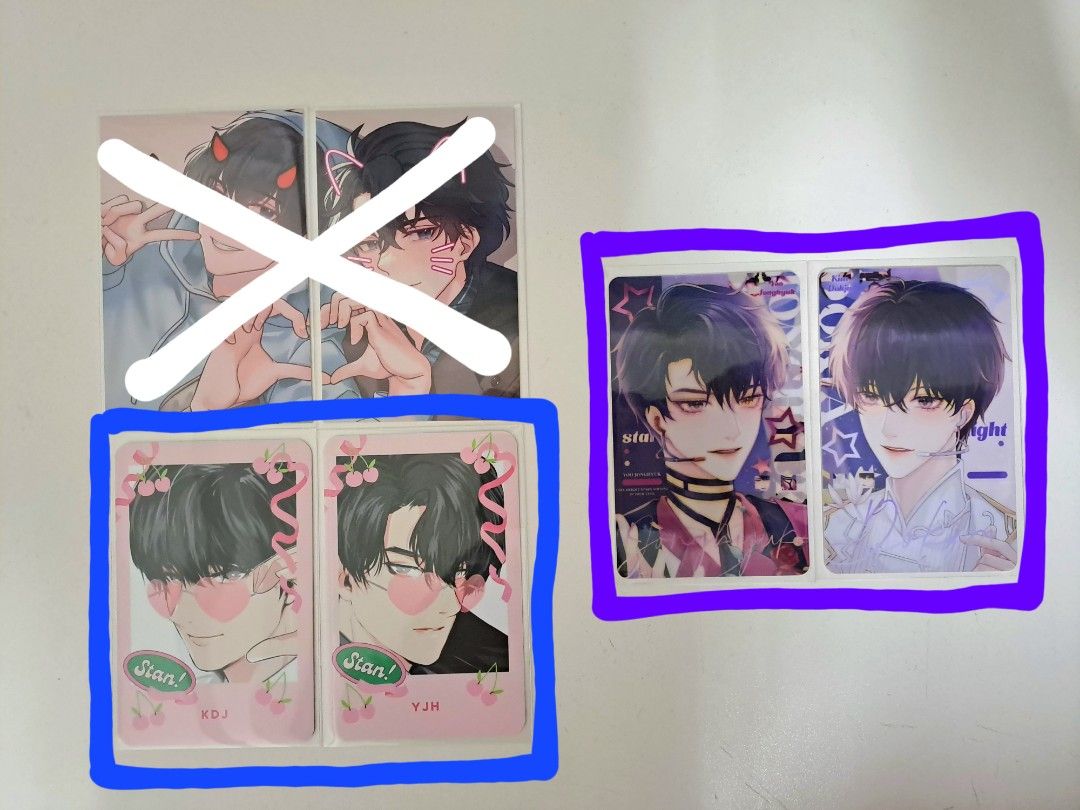 (ORV) Omniscient Reader's Viewpoint photocard sets (Category: Raw Singles) located in Pasay City. Submitted by bentanikeso (Listing ID 1309645407, Image 3). Description: wts lfb orv ph ORV pc sets 🔴 - SOLD 🟡 - SOLD 🔵 - 140 php 🟣 - SOLD dop: PAYO / 3 days dop mop: gcash mod: j&t (loc: quezon city, metro manila) ❌️ STRICTLY NO CANCELLATION OF ORDER/S dm color to claim t. omniscient reader's viewpoint yoo joonghyuk yu junghyeok kim dokja fmg pho