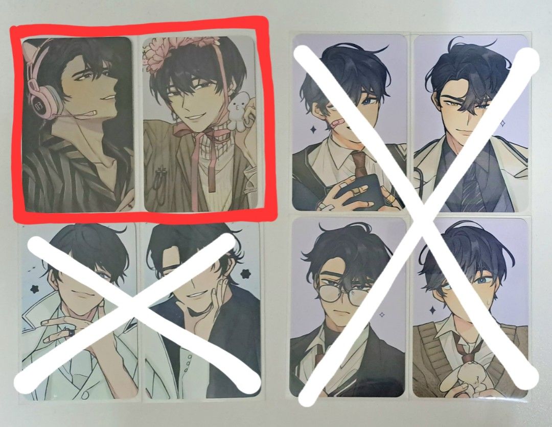 (ORV) Omniscient Reader's Viewpoint photocard sets (Category: Raw Singles) located in Pasay City. Submitted by bentanikeso (Listing ID 1309645407, Image 2). Description: wts lfb orv ph ORV pc sets 🔴 - SOLD 🟡 - SOLD 🔵 - 140 php 🟣 - SOLD dop: PAYO / 3 days dop mop: gcash mod: j&t (loc: quezon city, metro manila) ❌️ STRICTLY NO CANCELLATION OF ORDER/S dm color to claim t. omniscient reader's viewpoint yoo joonghyuk yu junghyeok kim dokja fmg pho