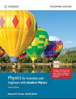 Physics Book: Physics for Scientists and Engineers with Modern Physics 10th, Edition