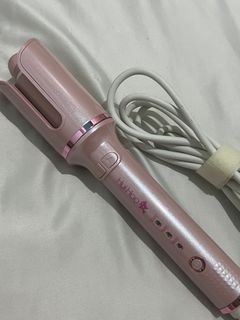 Pink Automatic Hair Curler