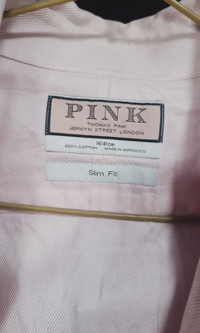Pink Top Long Sleeves (Category: Formal Shirts) located in Manila. Submitted by fnicolas (Listing ID 1310269388, Image 1). Description: 16/41cm Slim Fit.