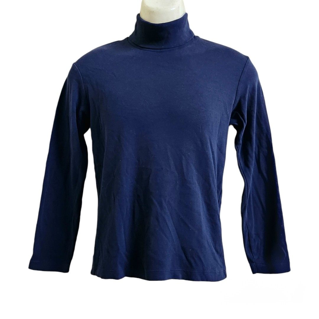 PL158 S TO M Uniqlo Men s Cotton Turtleneck Longsleeve Men s Fashion Tops Sets Tshirts Polo Shirts on Carousell