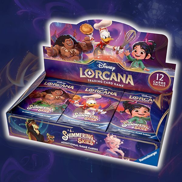 P.O) Disney: Lorcana TCG Shimmering Skies Booster Box - 2 Days Preorder!,  Hobbies & Toys, Toys & Games on Carousell