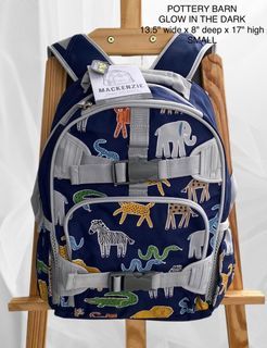 Pottery Barn Small Backpack Kid Backpacks School Backpacks (Boy and Girl designs) Bag Safari