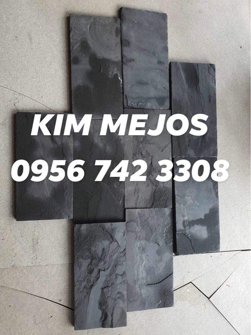 PREMIUM BLACK SLATE 4X8 INCHES (Category: Construction & Building Materials) located in San Mateo. Submitted by kim.mejos (Listing ID 1310356413, Image 1). Description: WE OFFER: MOHON/GRASS/VENTILATION BLOCKS/LOUVER BLOCKS/BREEZE BLOCKS/STEPPING STONES/WALL CLODDINGS/NON-SKID CONCRETE TILES/PAVERS/CRAZY CUT ARAAL/COBBLE STONES/VIGAN BRICKS/VIGAN TILES/PEBBLES/GREEN SLATE/ADOBE BLOCKS/ADOBE TILES/MARBLE DUST/PREMIUM BLACK SLATE/ELEPEHANT CERAMIC 