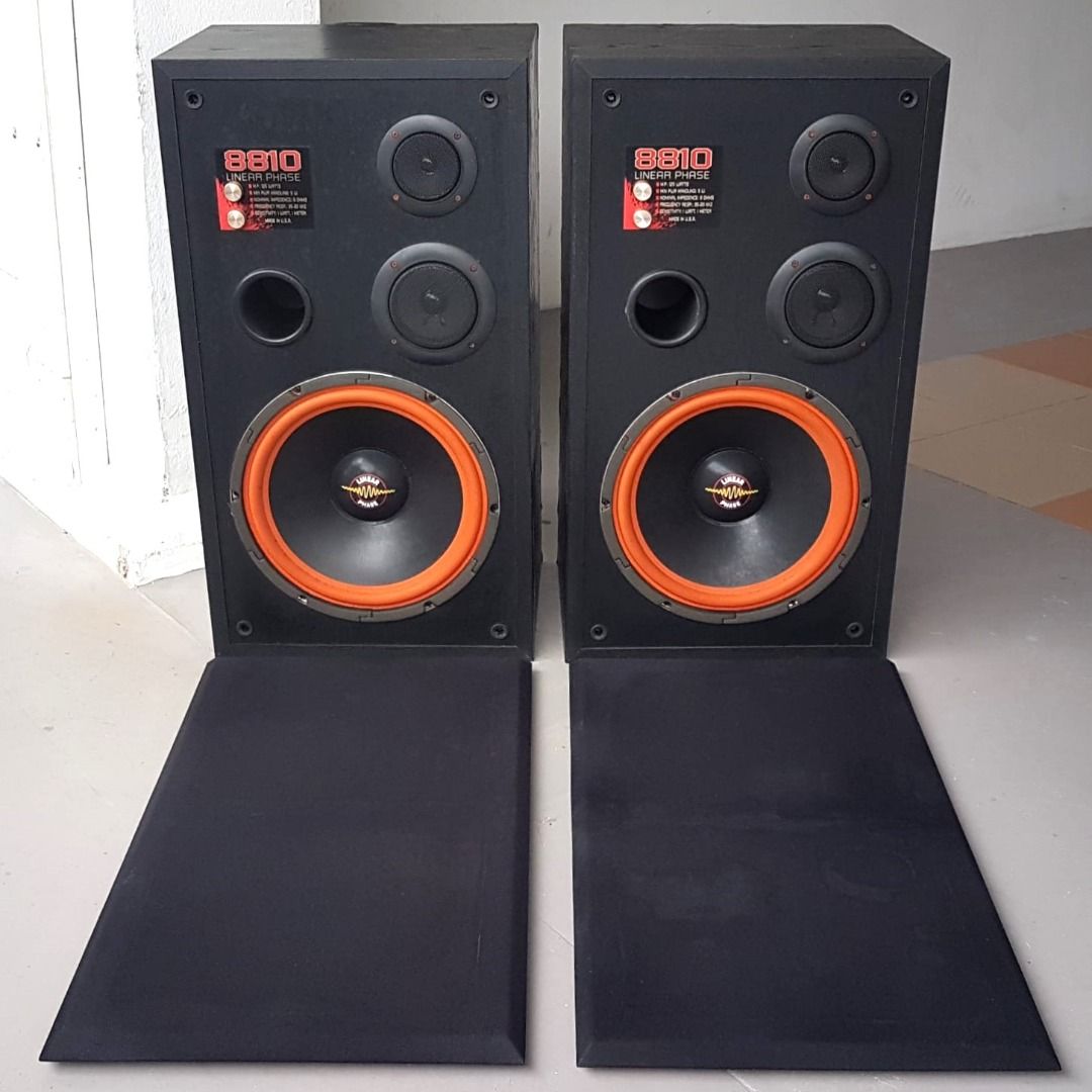 Professional LINEAR PHASE 3-Way Speakers, Made in USA, Model 8810