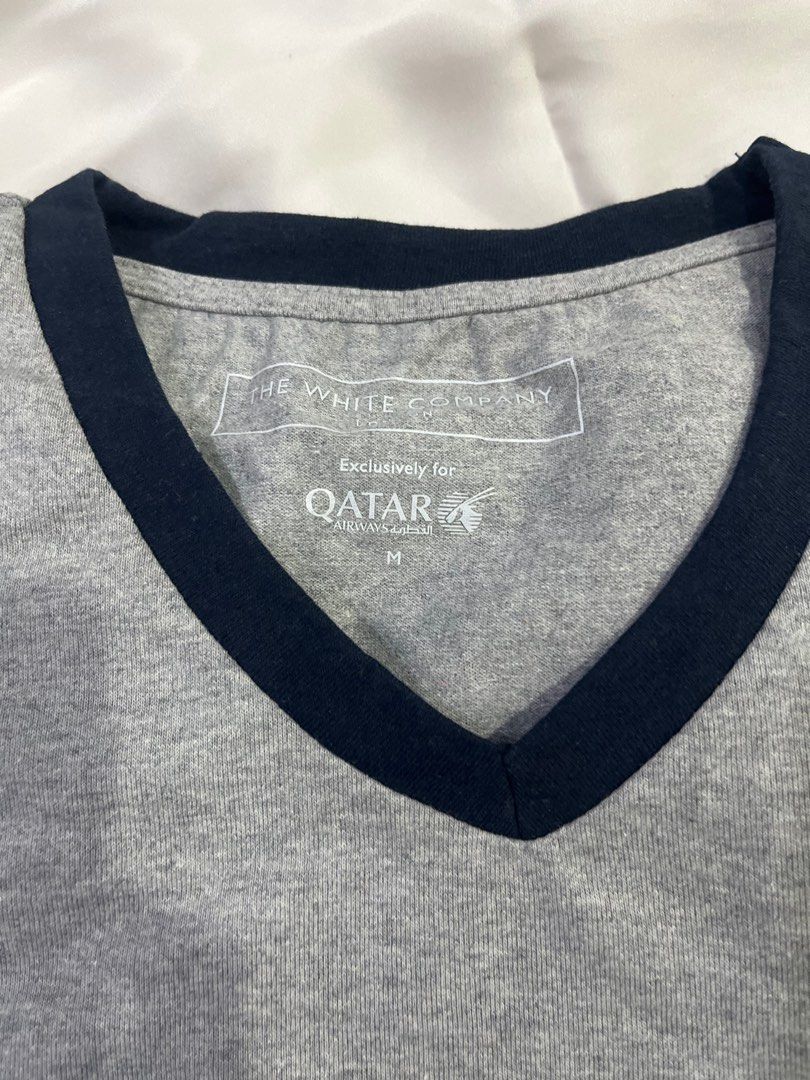 Qatar Airways Business Class Pajamas Sleepwear, Men's Fashion, Tops
