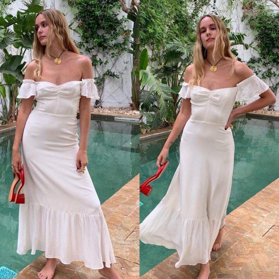 The reformation butterfly dress top