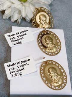 Religious Pendant 18k japan gold