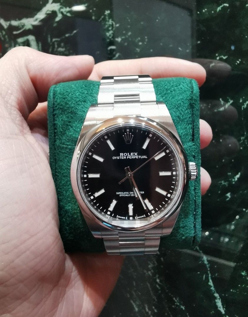 Rolex op 39 black shop