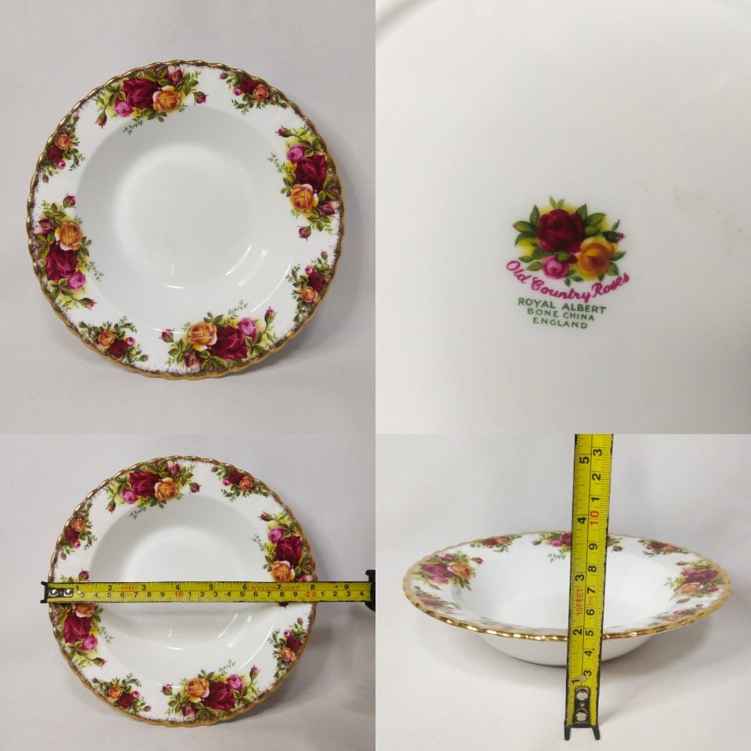 Take all Royal Albert Plates (Category: Dinnerware & Cutlery) located in San Pablo. Submitted by lamujer_stonewareph (Listing ID 1310391304, Image 3). Description: If Sold separately 💐Soup Plate- P 1,200 💐Saucer- P 499 💐Cup and Saucer Trio- P 1,800.