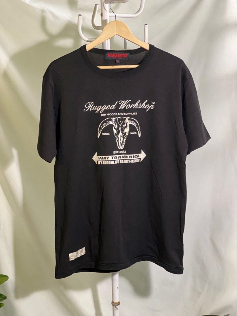 Rugged Heavy Cotton Shirt (Category: Tshirts & Polo Shirts ) located in Manila. Submitted by afterhype (Listing ID 1310274181, Image 1). Description: Rugged Heavy Cotton Shirt XL on tag 21.5x28 .