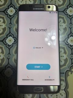 Samsung Galaxy S7 Edge Gold no box no accessories US variant openlined here