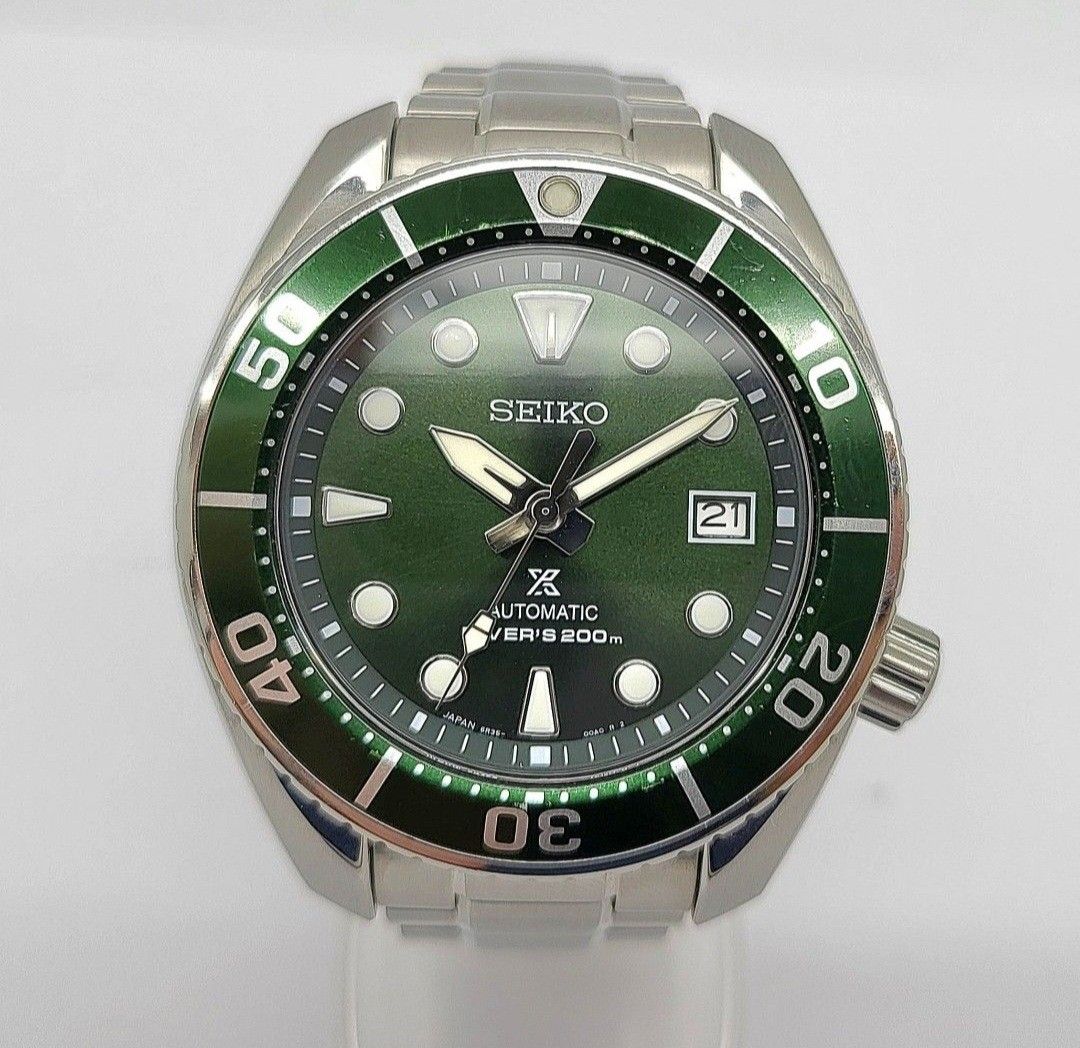 Seiko sumo green hulk shop