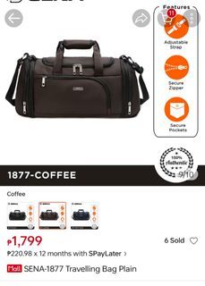Sena Travelling bag - Coffee Color