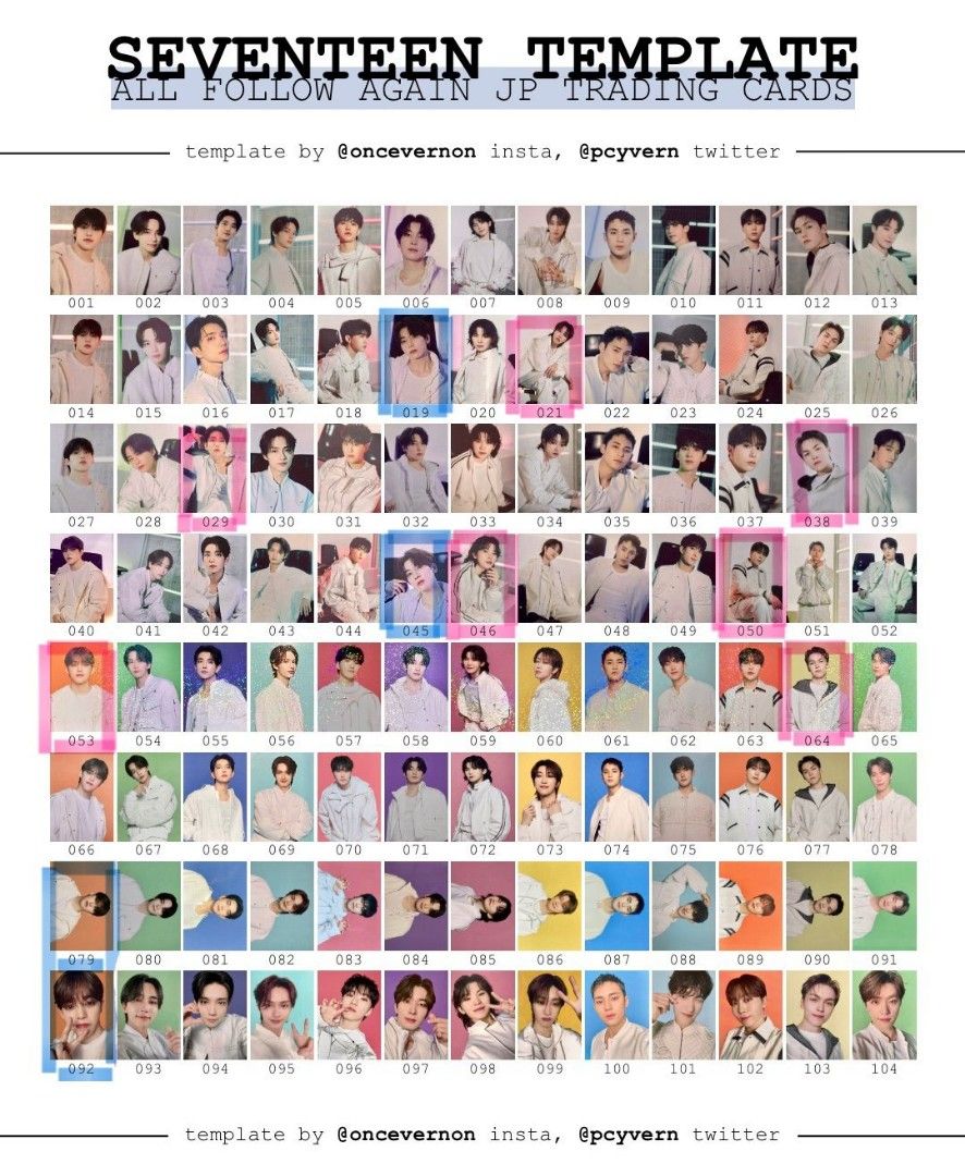 SEVENTEEN FOLLOW AGAIN TO JAPAN トレカ SEVENTEEN] Tour Again : Follow To Japan : Photocard – krmerch