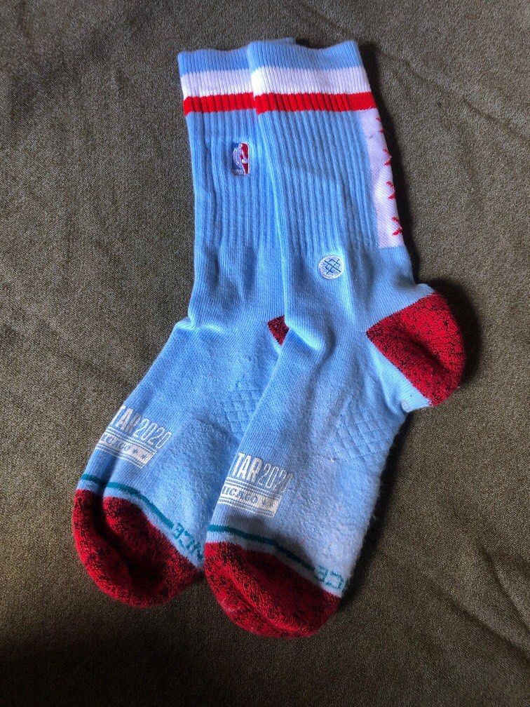 Stance basketball socks (Category: Socks) located in Umingan. Submitted by tianothe13 (Listing ID 1310278637, Image 3). Description: Stance basketball socks Size: Mid Condition: 9.5/10 Rfs: Decluttering. Price: 350+sf per pair or 1000+sf as pack MoP: Gcash/Maya/BPI.