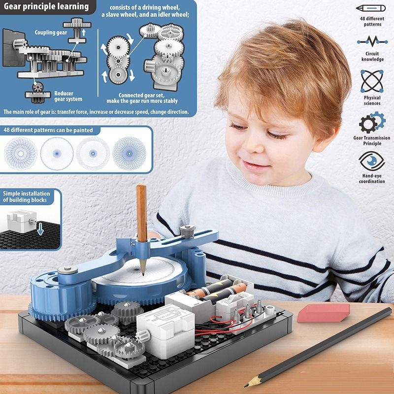 STEM Toys For Kids Children Teens DIY Gifts Educational Science Circuit Blocks Electric Maze Experiment Circuit Kits