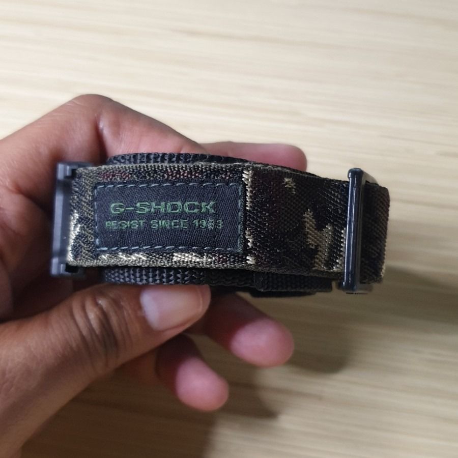 Strap jam tangan casio gshock motif camo army uk. 16 mm
