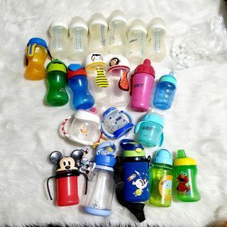 Take All TODDLER baby bottles lot freebies training sippy cup