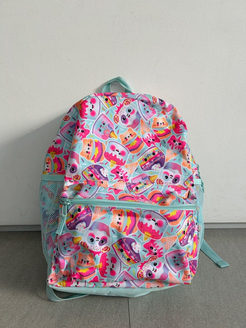 THE CHILDREN S PLACE BACKPACK Tas Sekolah Anak Perempuan Smiley Emoji Kue Cake Rainbow
