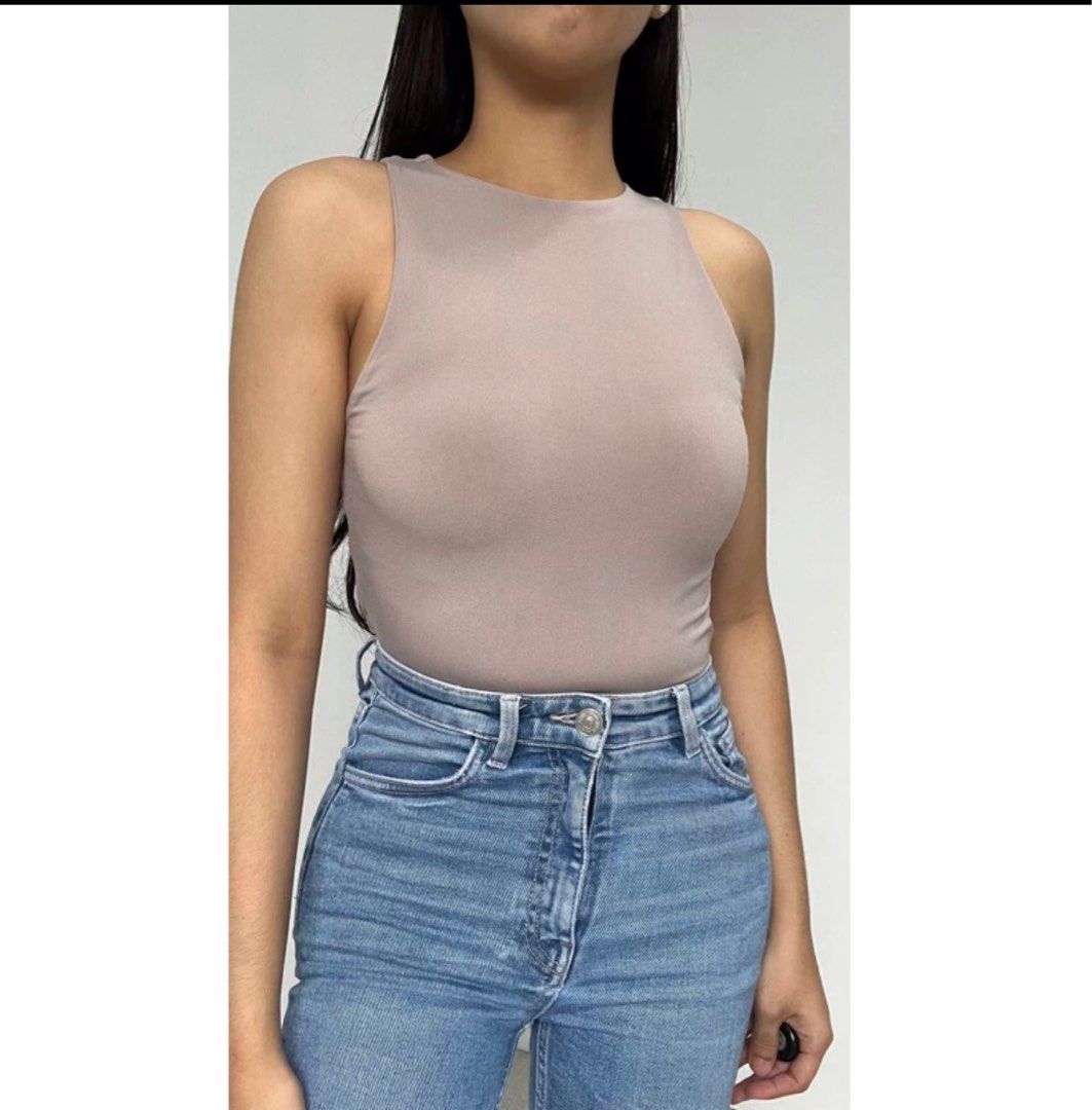 Tracy Top | Racer | by BM Suit (Category: Sleeveless) located in Manila. Submitted by jaydeclutter (Listing ID 1310434300, Image 1). Description: Never worn RFS: Not my style Size Medium.