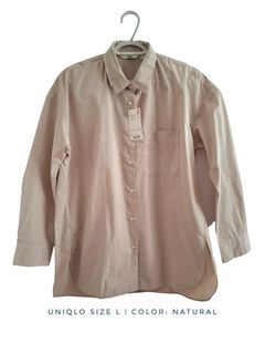 Uniqlo 100% Cotton Long Sleeve Shirt