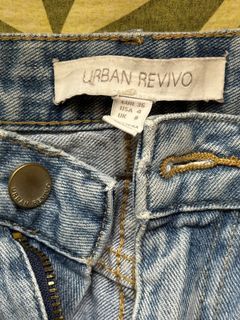 Urban Revivo High Waist Folder Jeans