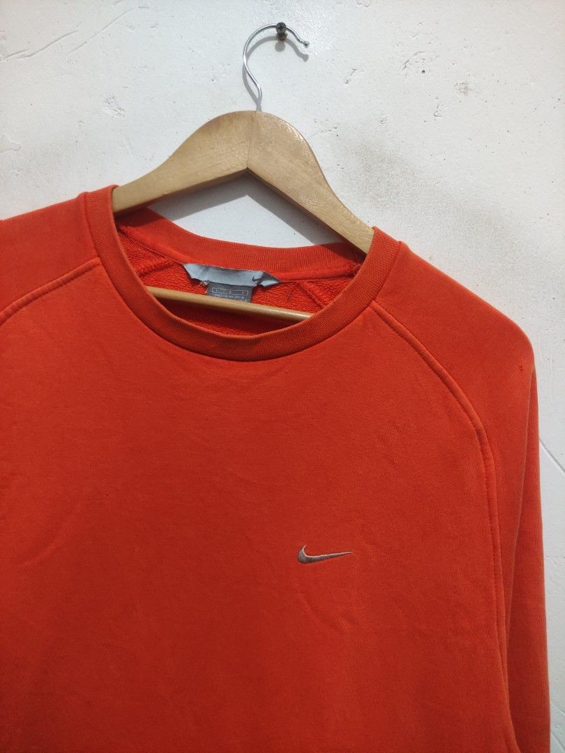 vintage nike sweatshirt orange