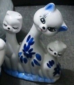 Vintage Porcelain Lovely Cat