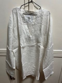 White polo blouse