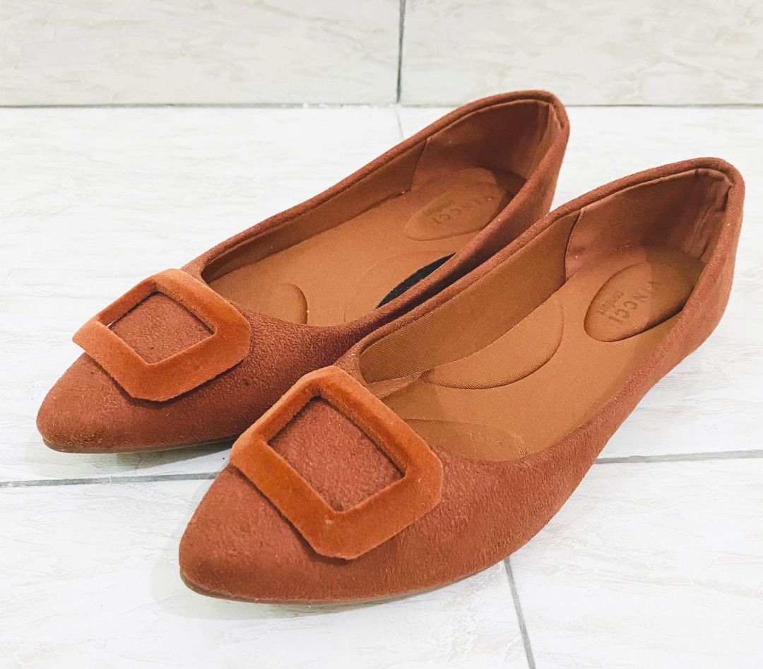 Women Casual Slip On Flats VINCCI with Buckle Details