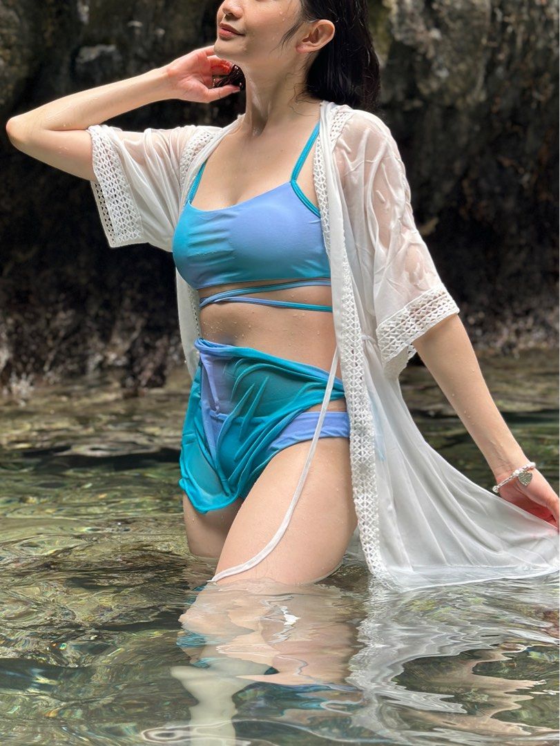 3 set bikini top wrap up swinsuit (Category: Bikinis & Swimsuits) located in Manila. Submitted by shop75only (Listing ID 1310350394, Image 3). Description: Used once only Actual photo posted.