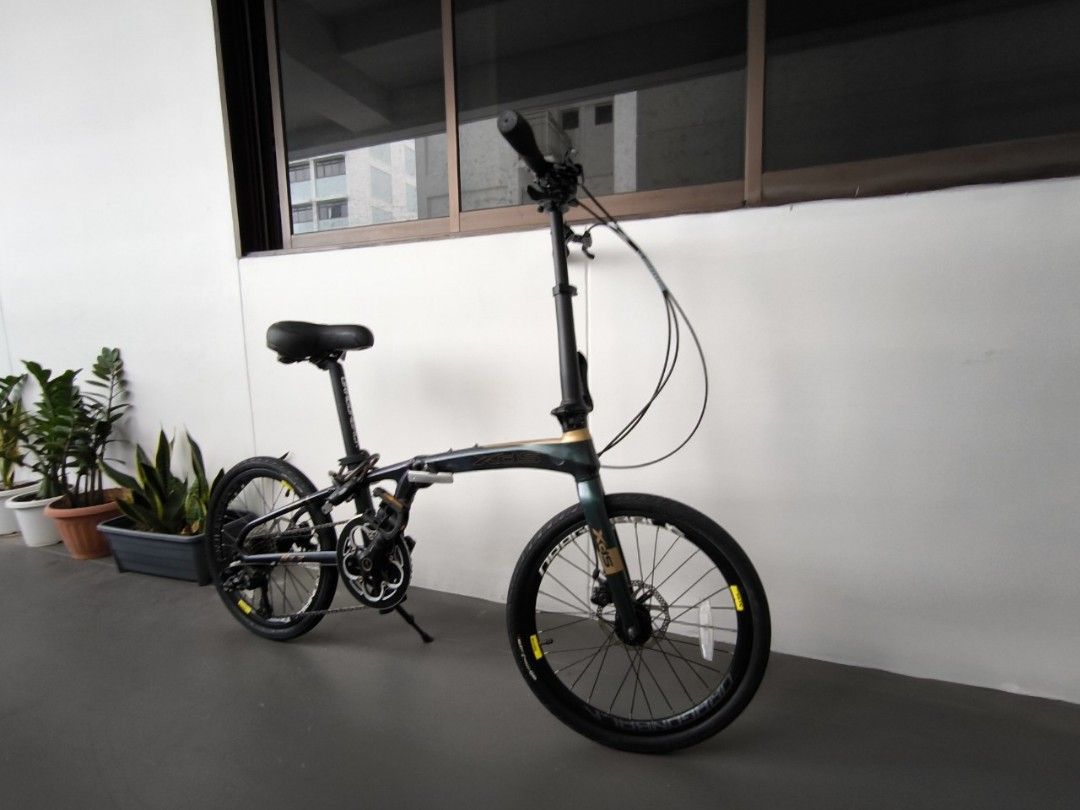 Still Up 2 Peices XDS K3.2 Folding Bike Shimano Gear Aluminum Frame Great Deal Sports Equipment Bicycles Parts Bicycles on Carousell