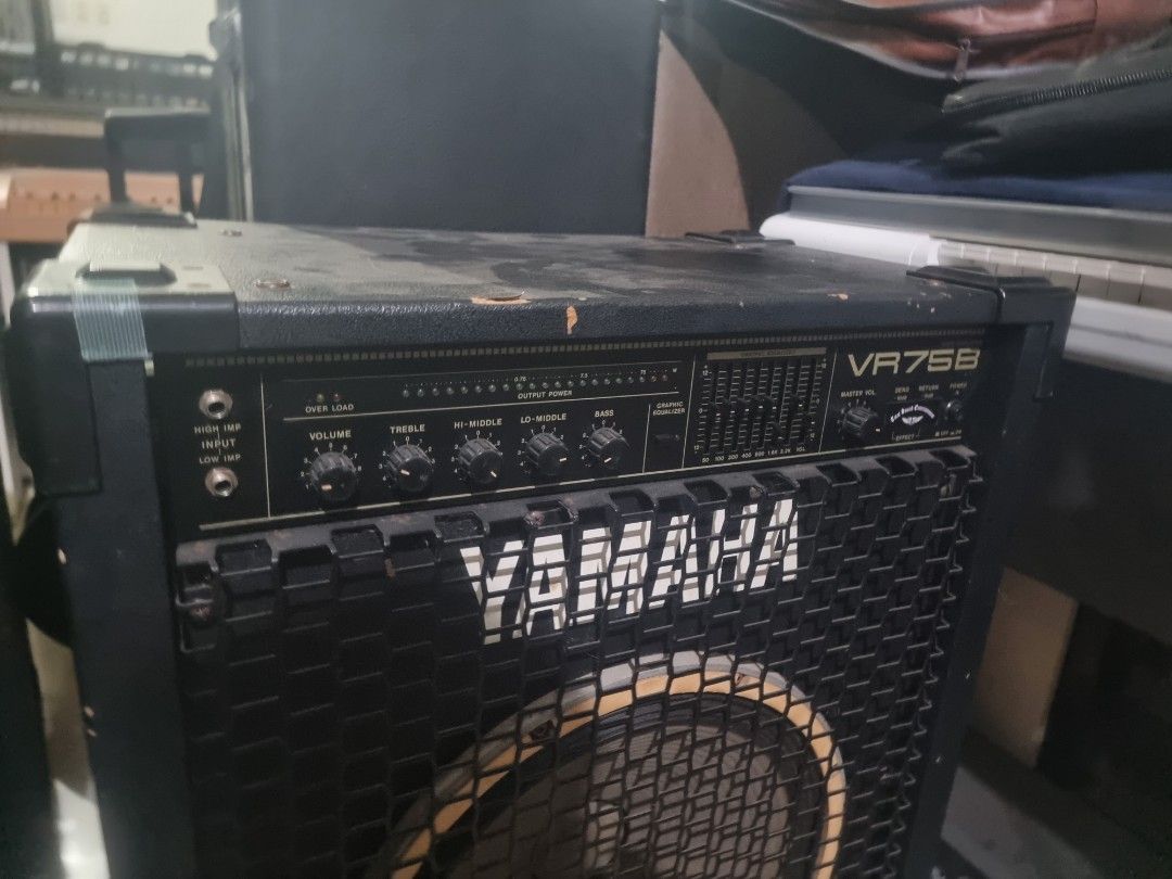Yamaha vr75b bass amp combo (Category: Musical Instruments) located in Binan City. Submitted by jamrock.music (Listing ID 1310440259, Image 2). Description: good working condition 2ndhand used from japan.