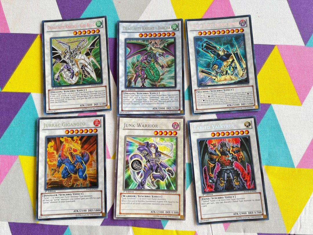 Yugioh old cards + Dragunity Legion Structure Deck + Creation pack 01  cards, Hobbies & Toys, Toys & Games on Carousell