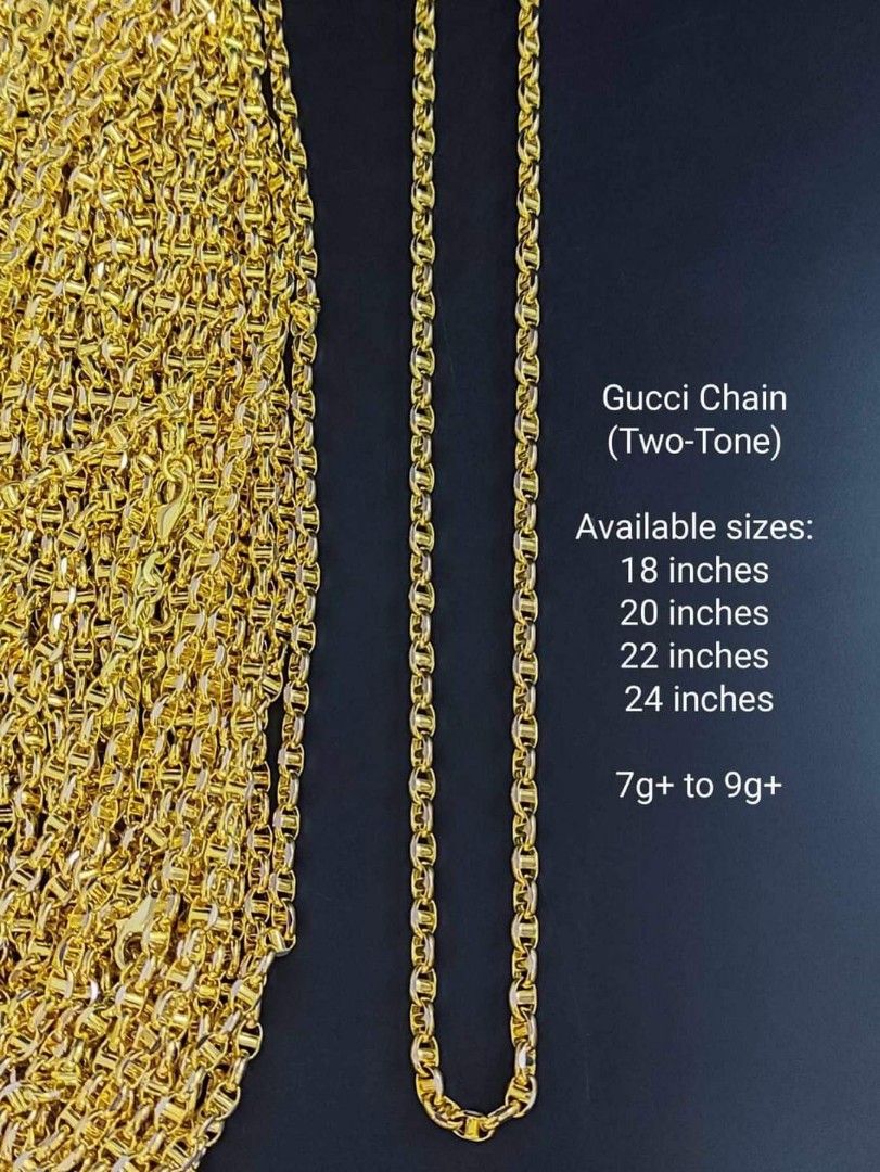 18k GUCCI CHAIN NECKLACE Women s Fashion Jewelry Organizers Necklaces on Carousell