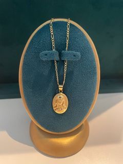 18K Saudi Gold Mama Mary (pendant only)