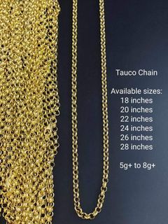 18k TAUCO CHAIN NECKLACE