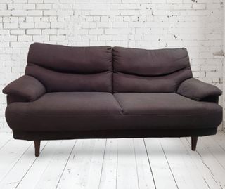 3 Seater Dark Brown Sofa Couch